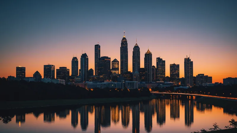 Atlanta city skyline representing the supply chain technology ecosystem