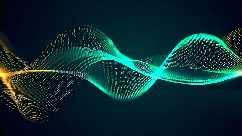 Data pipeline visualization representing real-time external signal ingestion