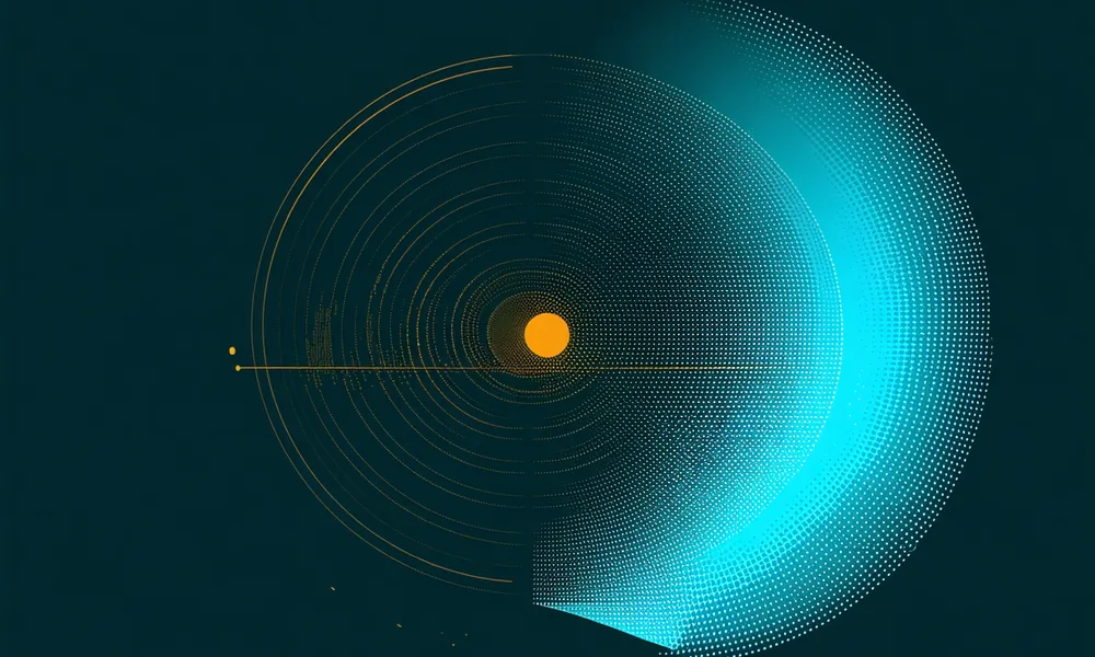 Weather radar visualization representing weather-driven demand signal analysis
