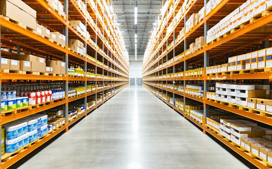 Consumer goods manufacturing facility with inventory management context